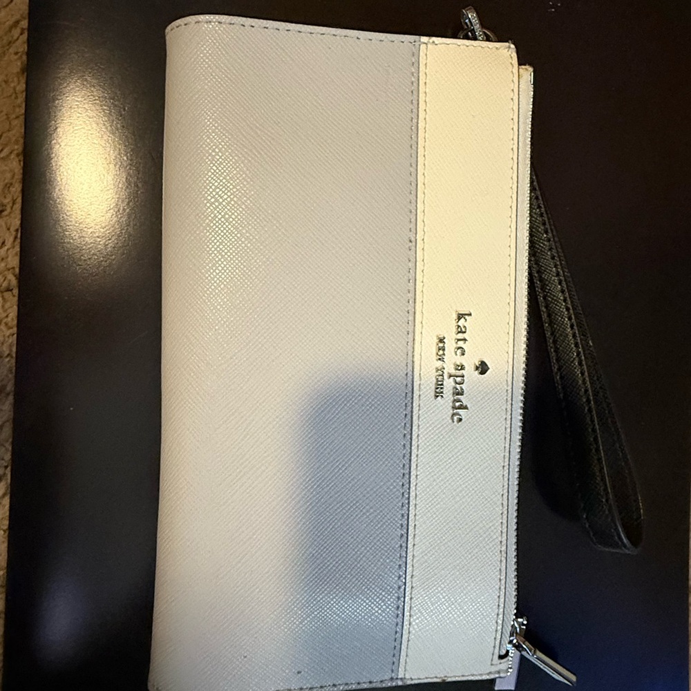 Kate Spade Black and White Men's Wallet